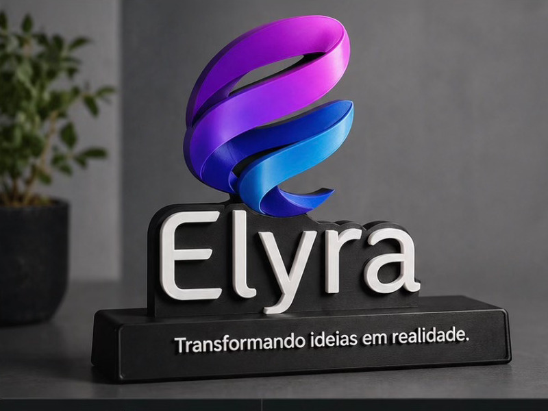 Letreiro 3D Elyra